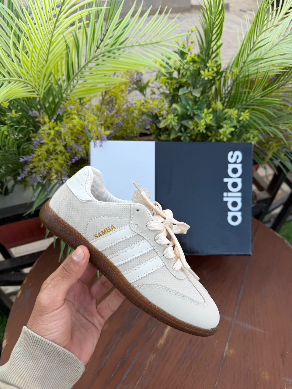 Beige Adidas Samba High quality🌸