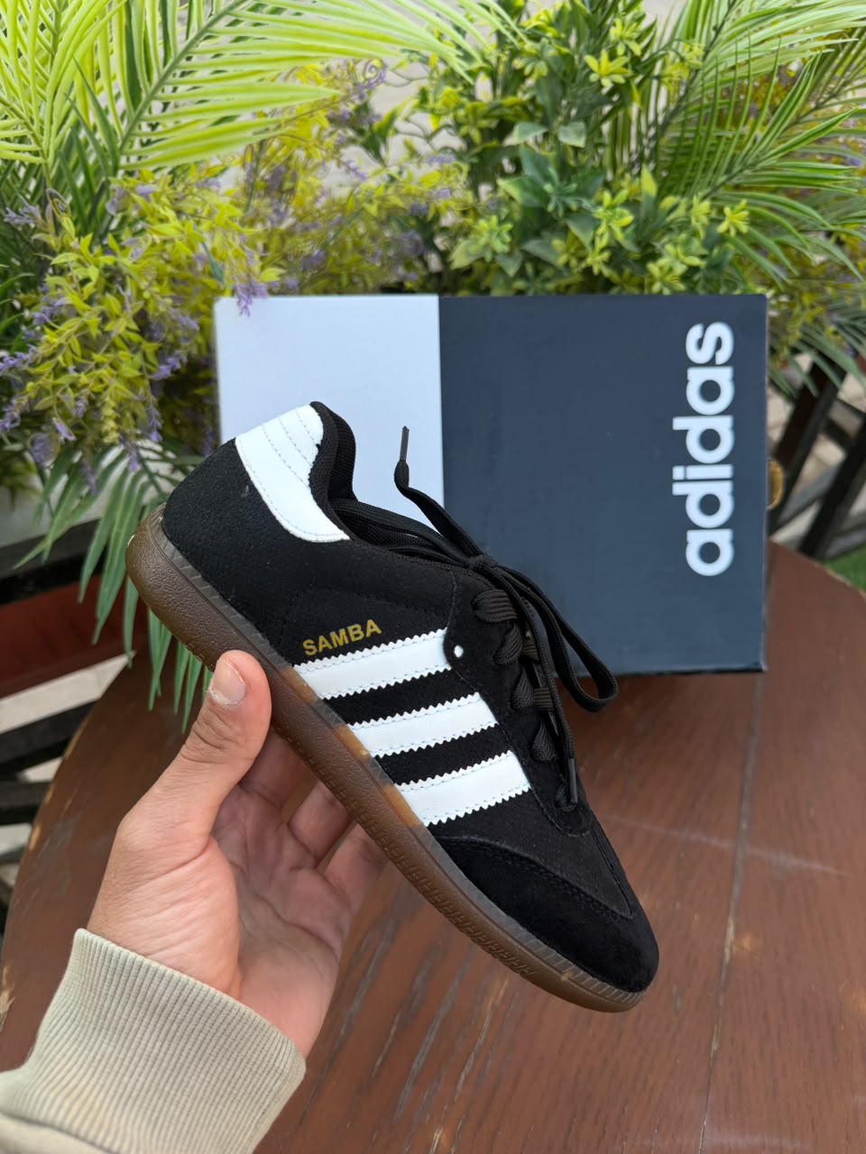 Black Adidas Samba High quality🌸