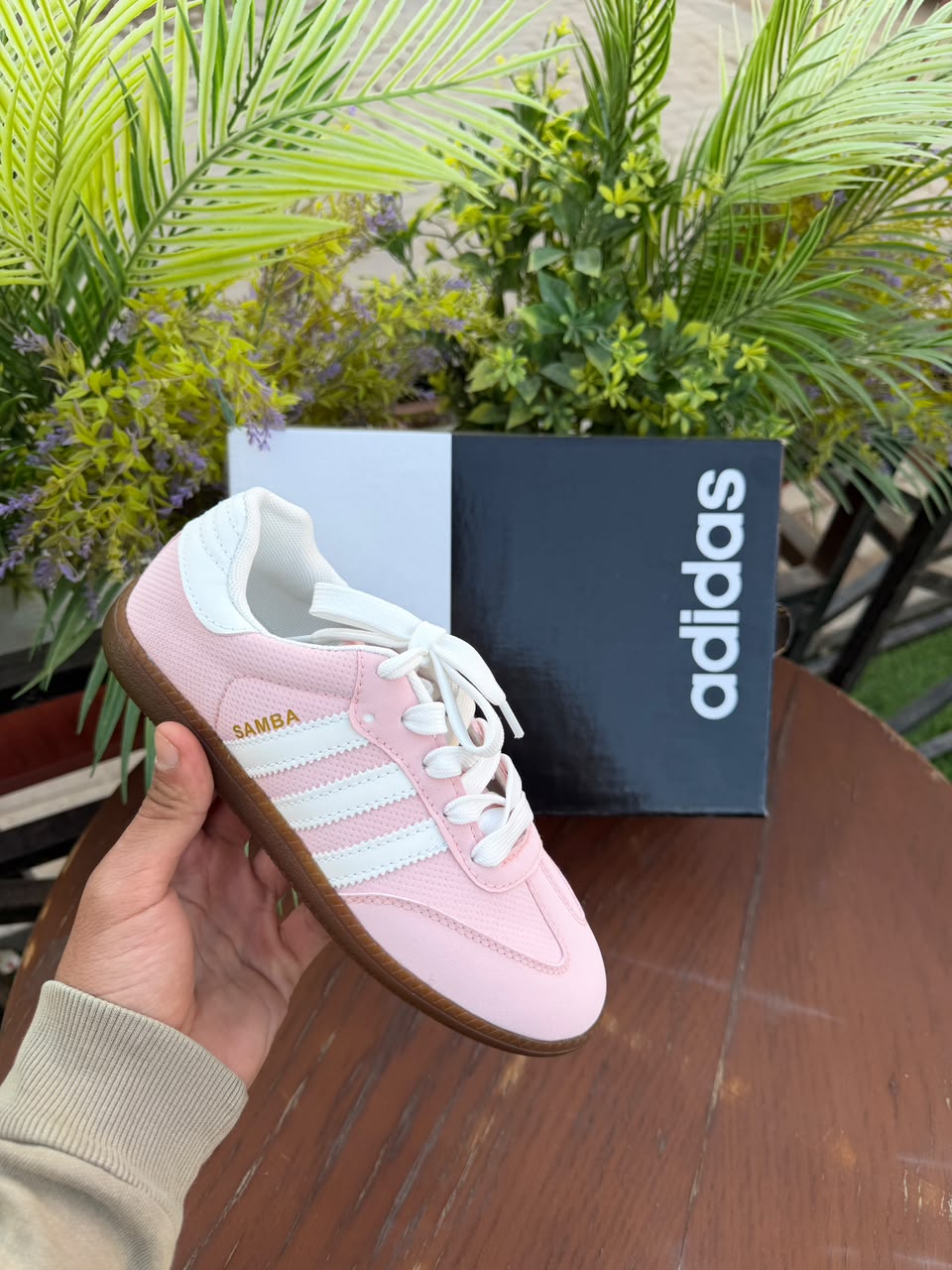 Pink Adidas Samba High quality🌸