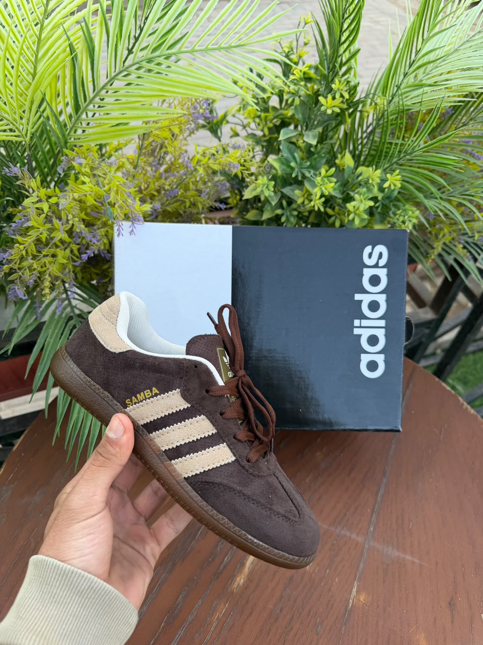 Brown Adidas Samba High quality🌸