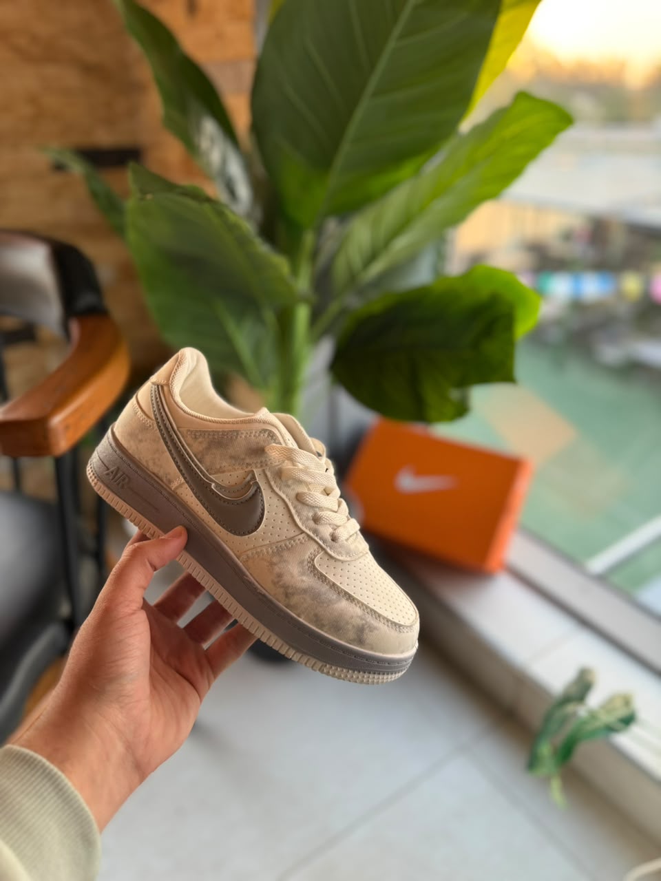 Gray Nike Air force High Quality✨